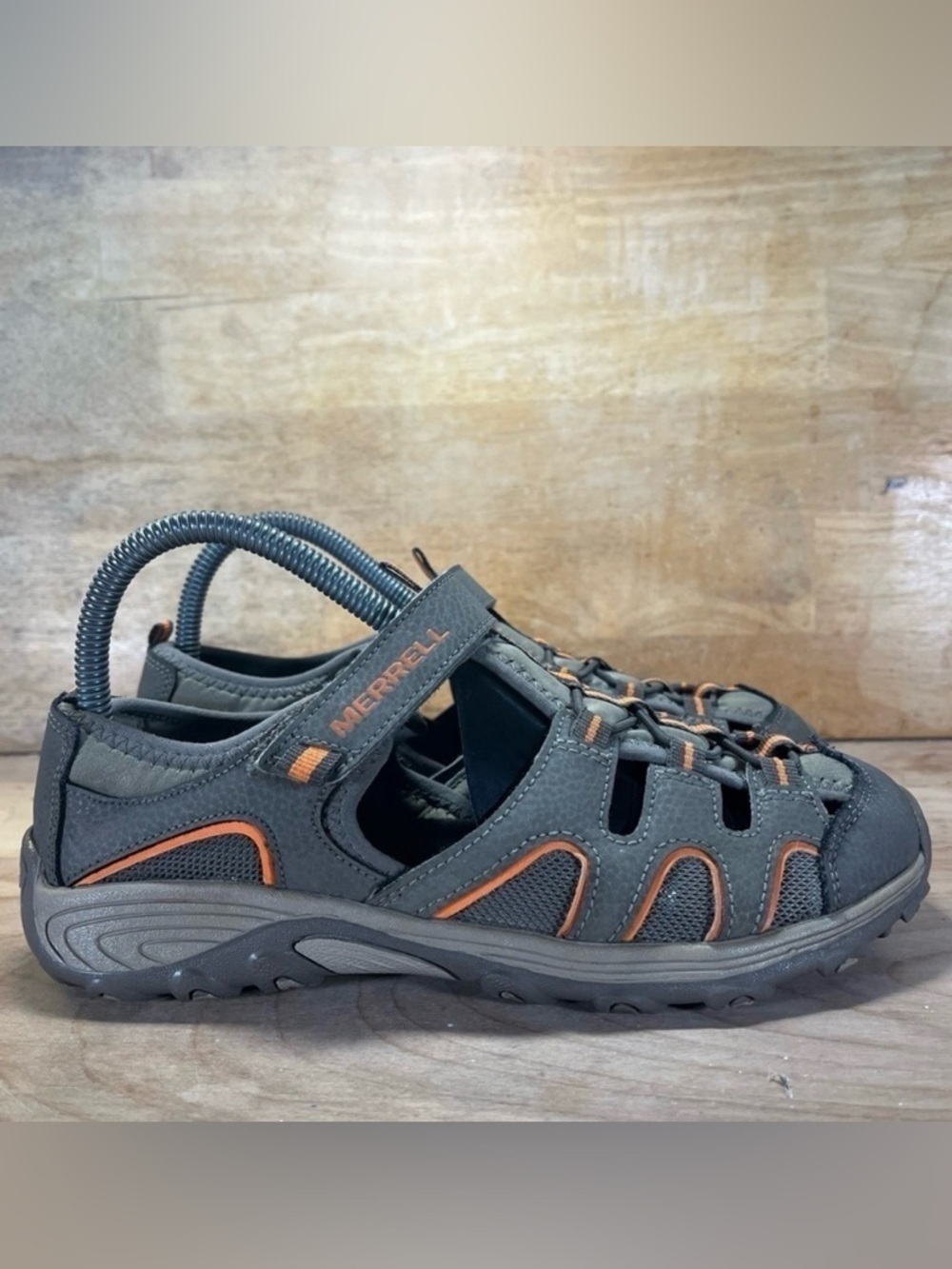 Merrell Hydro H20 Hiker Womens Size 7 (M) Outdoor Closed Toe Sandals Shoes Brown